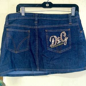 D&G blue Jean skirt $50